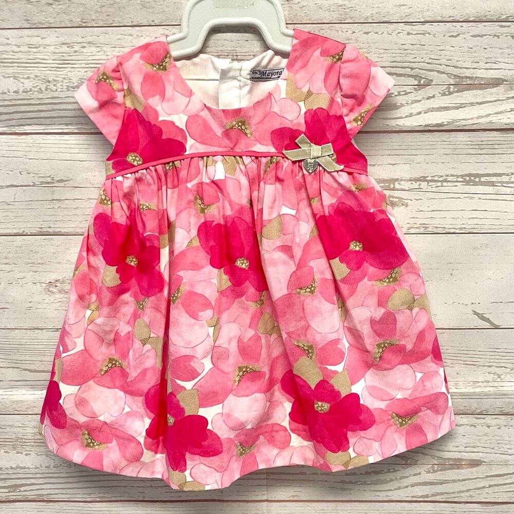 Mayoral Floral Cotton Dress New!